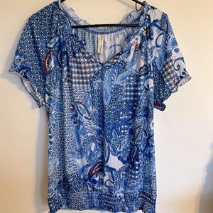 Boho Paisley Dress Top